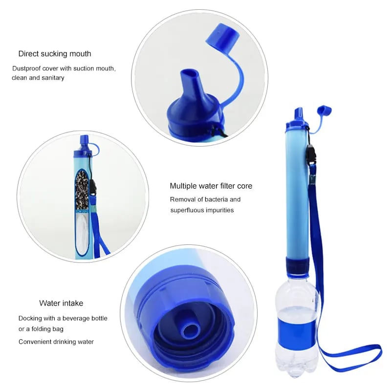 Greenlife Outdoor Survival Emergency Direct Drinking Water Filter