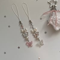 Image 3 of butterfly phone charm set