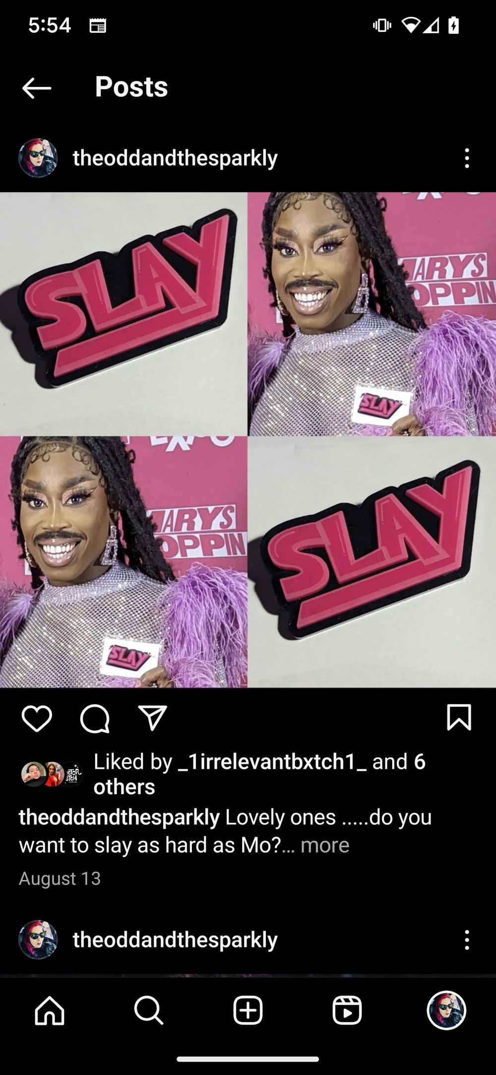 SLAY brooch