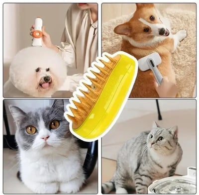 Image of Pet Steamy Brush and Massager 