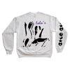 Night Lady Crewneck Sweatshirt (WHITE)