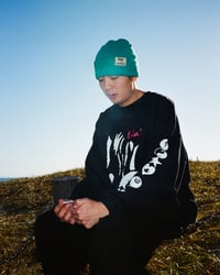 Image 2 of Night Lady Crewneck Sweatshirt [WHITE]