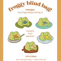 Image 2 of Froggy Mini Keychain Blind Bag! 