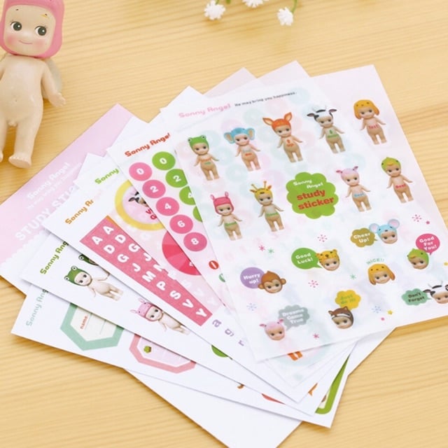 Image of SONNY ANGEL STUDY STICKER PACK