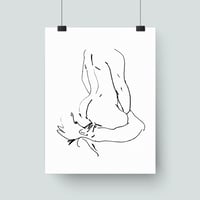 Image of sit on me - print (a3)