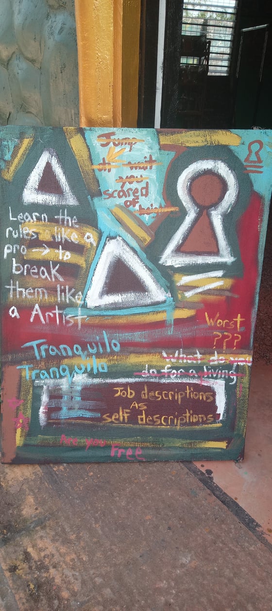 Image of Painting " Break The Rules "