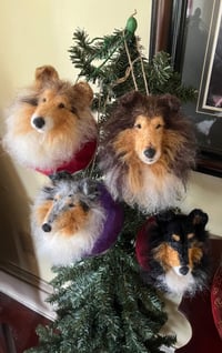 Image 1 of SALE: $40 or 3/$115 Rough Collie ornament