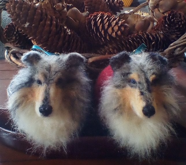Image of SALE: $40 or 3/$115 Rough Collie ornament