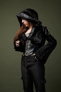 Image 3 of "Hecate" jacket. Size S/XS.