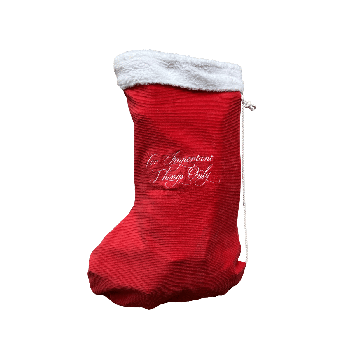 Image of Christmas Stocking - For Important Things Only