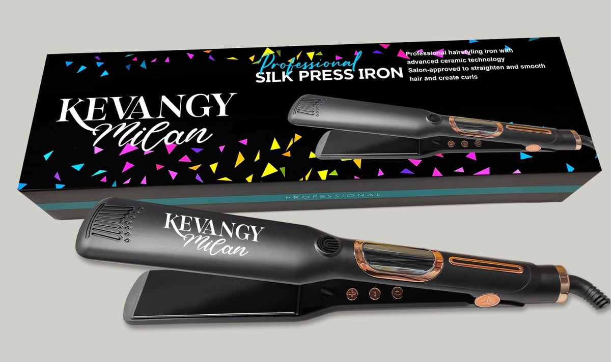 Silk press curling iron sale