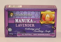 ALL NATURAL; LAVENDER & MANUKA HONEY SOAP- 120G