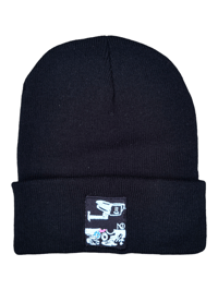 Image 1 of I C Y Beanie Black