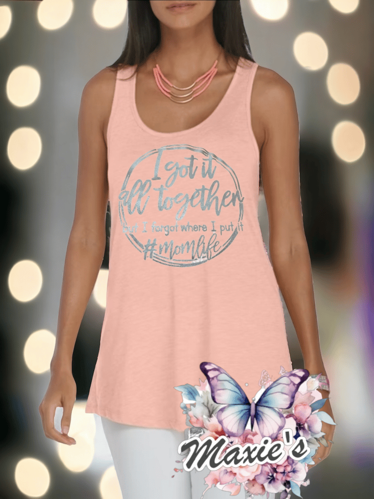 Image of I Got It All Together Graphic Flowy Tank Top