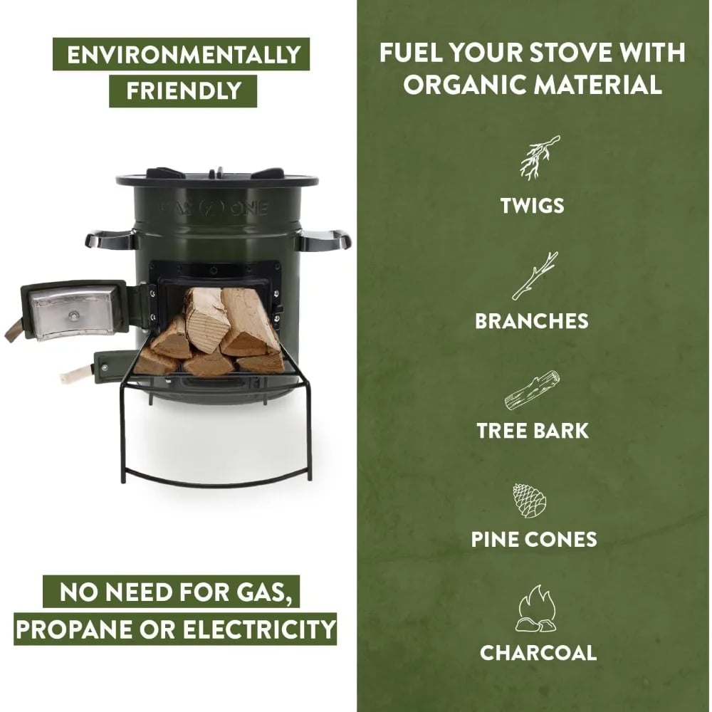 Premium Wood Burning Rocket Stove