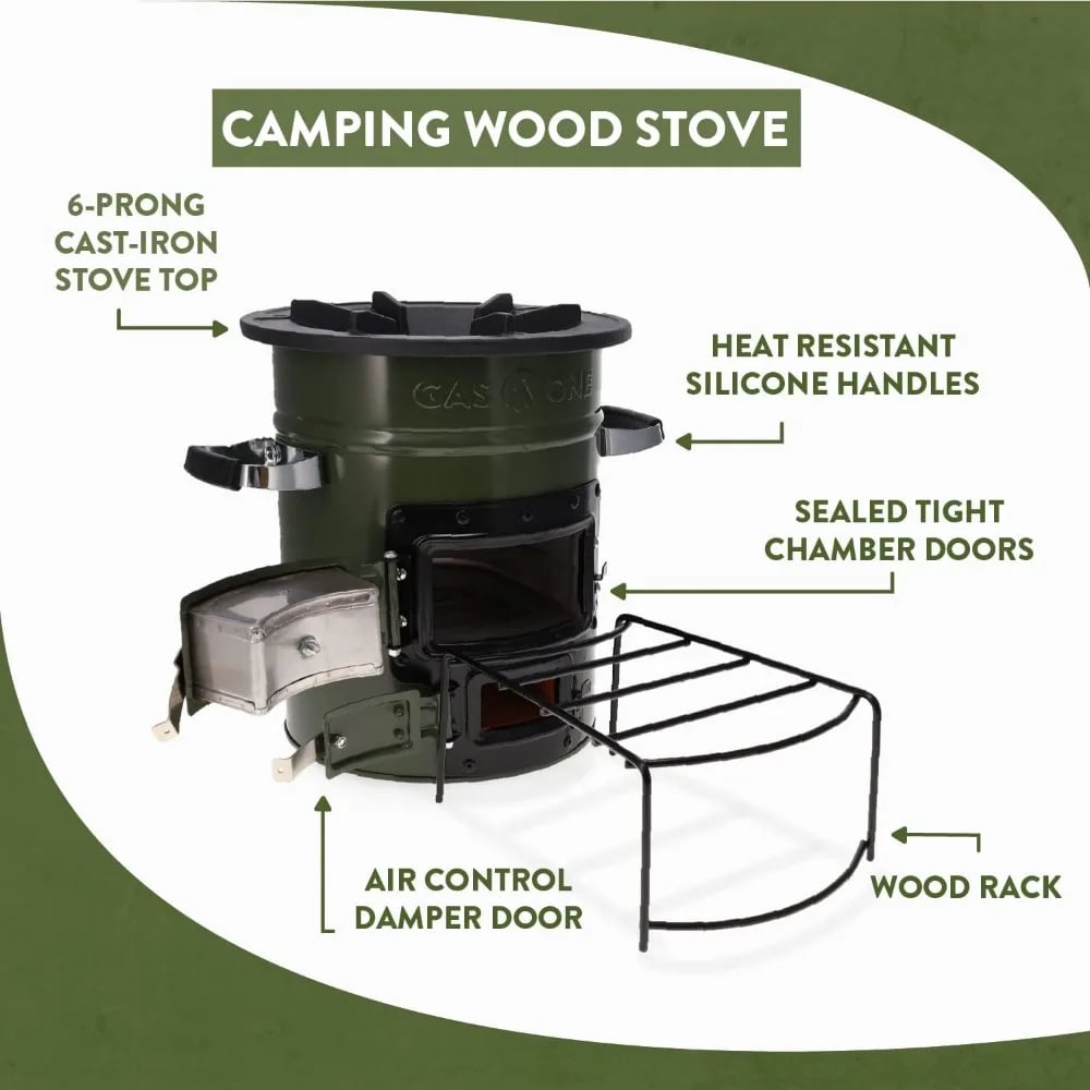 Premium Wood Burning Rocket Stove
