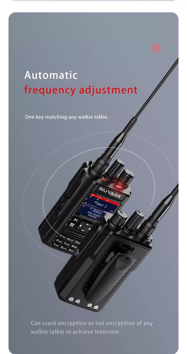Ruyage UV9D GPS 6 Bands Amateur Ham Two Way Radio