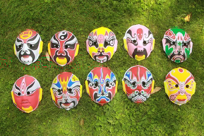 Image of Chinese Opera Masks
