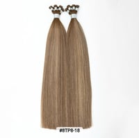 Image 2 of 100G Premier DD Cuticle hand tied or  Genius weft in pure remy hair extensions , 