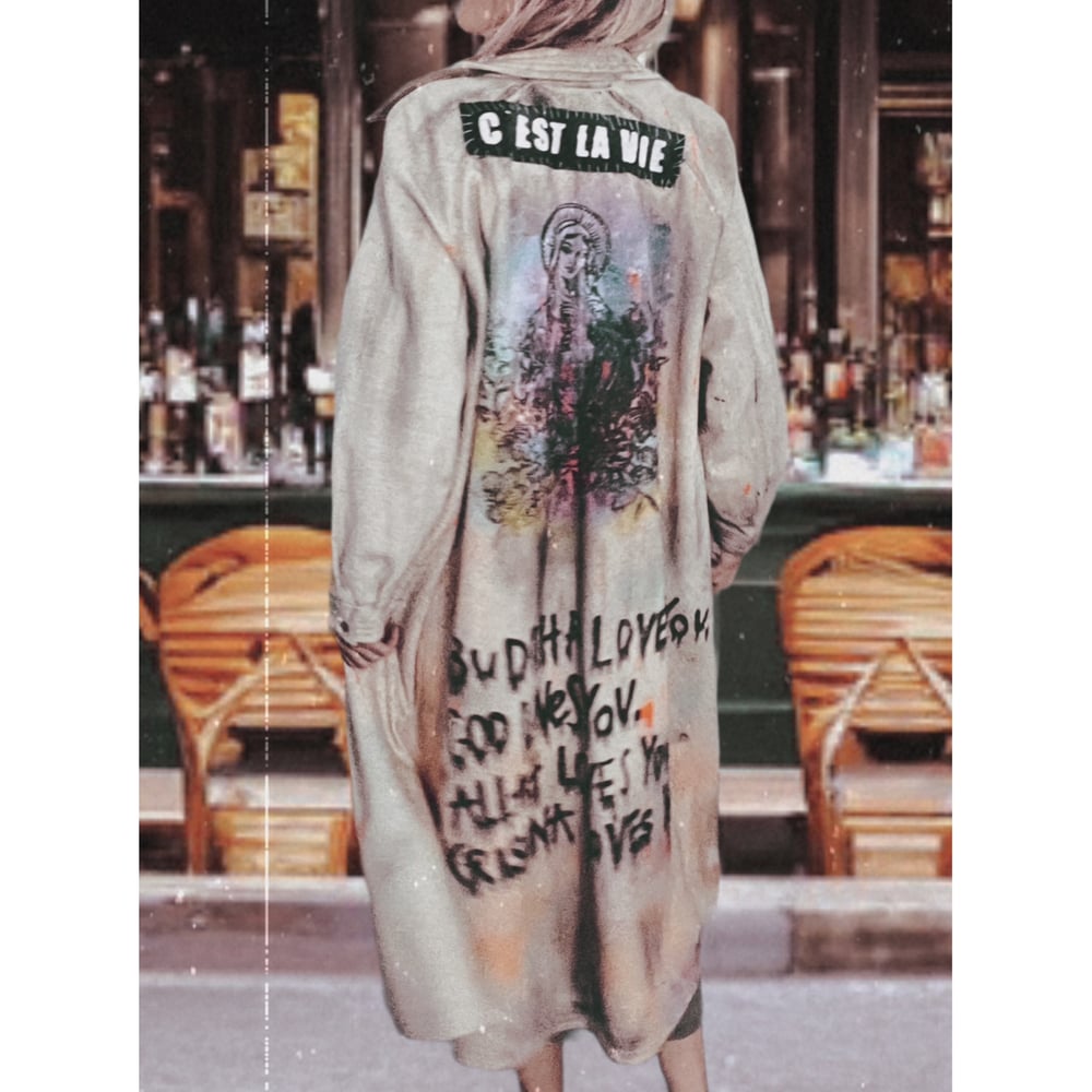 Image of Buddha loves you ¥ unisex ¥ viLLaGe punK ¥ IbiZa ¥ TrenChcoaT ¥