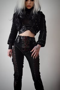 Image 3 of "White Panther" jacket , top and trousers. Size S/XS. 