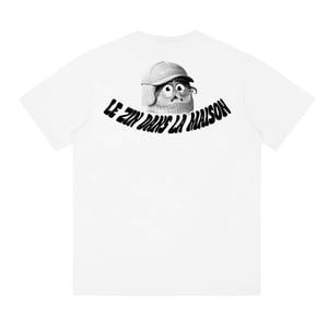 T-Shirt Blanc "Le Zin Dans La Maison"