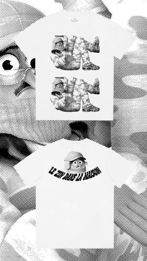 T-Shirt Blanc "Le Zin Dans La Maison"