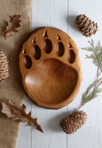 Image 1 of Oak serving board "bear"