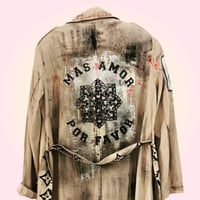 Image 3 of Mas amor por favor come as you are ¥ unisex ¥ viLLaGe punK ¥ IbiZa ¥ TrenChcoaT ¥festival