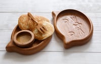 Image 2 of Children's wooden plate "Cat"