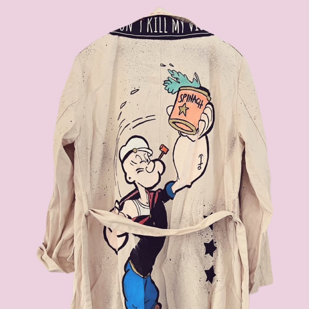 Image of Popeye  ¥ unisex ¥ viLLaGe punK ¥ IbiZa ¥ TrenChcoaT ¥festival