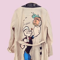Image 1 of Popeye  ¥ unisex ¥ viLLaGe punK ¥ IbiZa ¥ TrenChcoaT ¥festival