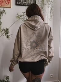 Image 1 of Universe baggy hoodie beige