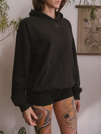 Image 2 of Universe baggy hoodie black