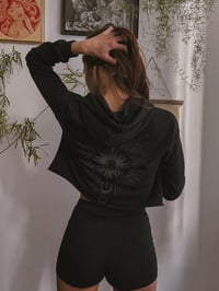 Image 3 of Universe cropped hoodie