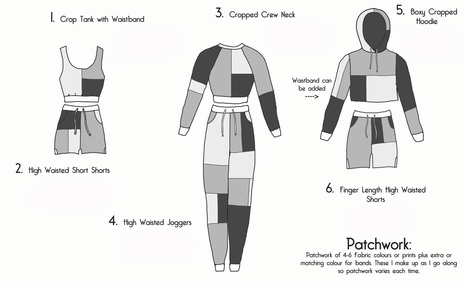 Image of Custom SCRAP Patchwork Up-cycle FEMME FITS