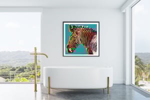 Image of Andy Warhol - Grevy’s Zebra, Endangered Species Portfolio, Giclee Print, Poster