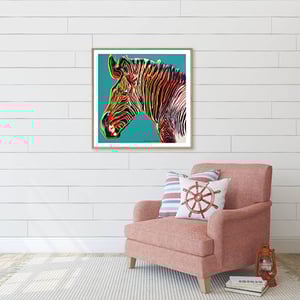 Image of Andy Warhol - Grevy’s Zebra, Endangered Species Portfolio, Giclee Print, Poster