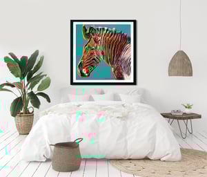 Image of Andy Warhol - Grevy’s Zebra, Endangered Species Portfolio, Giclee Print, Poster