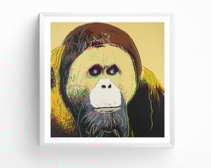 Image of Andy Warhol - Orangutang, Endangered Species Portfolio, Giclee Print, Poster