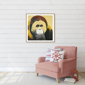 Image of Andy Warhol - Orangutang, Endangered Species Portfolio, Giclee Print, Poster