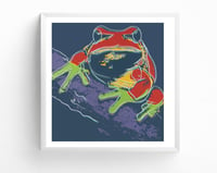 Image 5 of Andy Warhol - Pine Barrens Tree Frog, Endangered Species Portfolio, Giclee Print, Poster