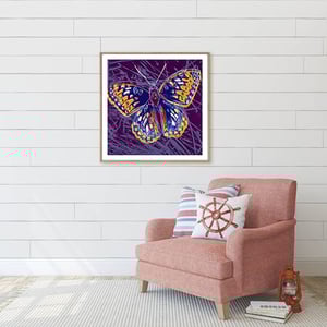 Image of Andy Warhol - San Francisco Silverspot, Endangered Species Portfolio, Giclee Print, Butterfly Poster