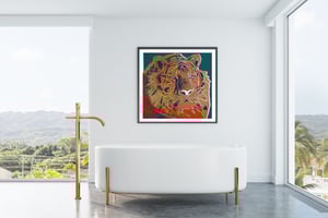 Image of Andy Warhol - Siberian Tiger, Endangered Species Portfolio, Giclee Print, Poster