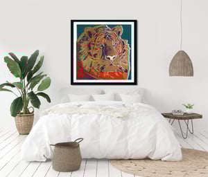 Image of Andy Warhol - Siberian Tiger, Endangered Species Portfolio, Giclee Print, Poster