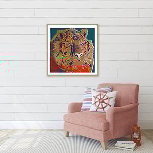 Image of Andy Warhol - Siberian Tiger, Endangered Species Portfolio, Giclee Print, Poster