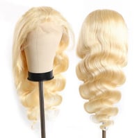 Image 2 of  13*4 Premium Mongolian cuticle human hair  HD lace wigs.