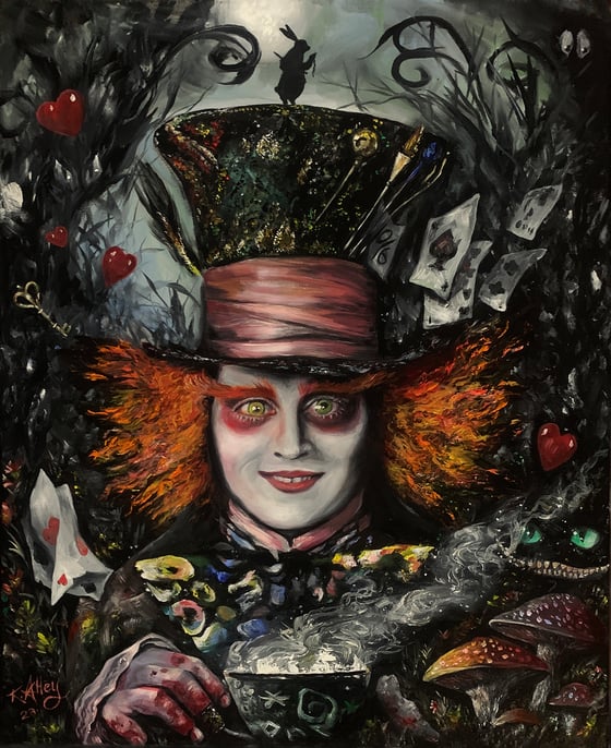 Image of "Hatter"  Limited edition print