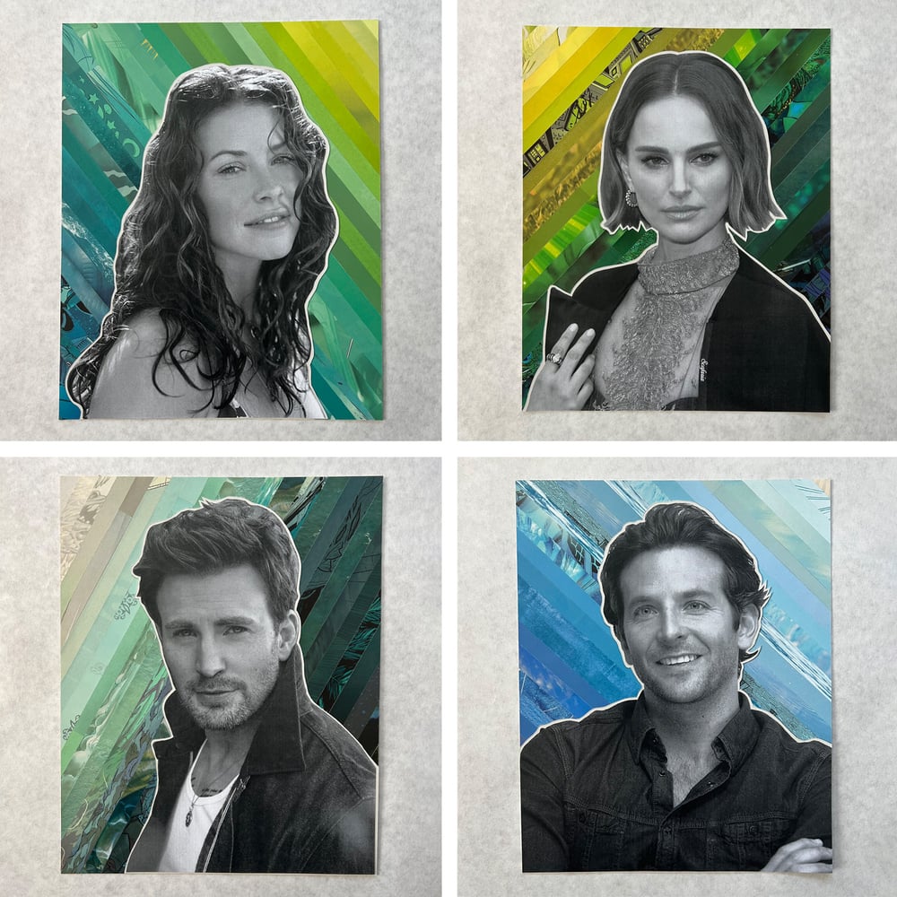 Old Flames: Celebrity collages