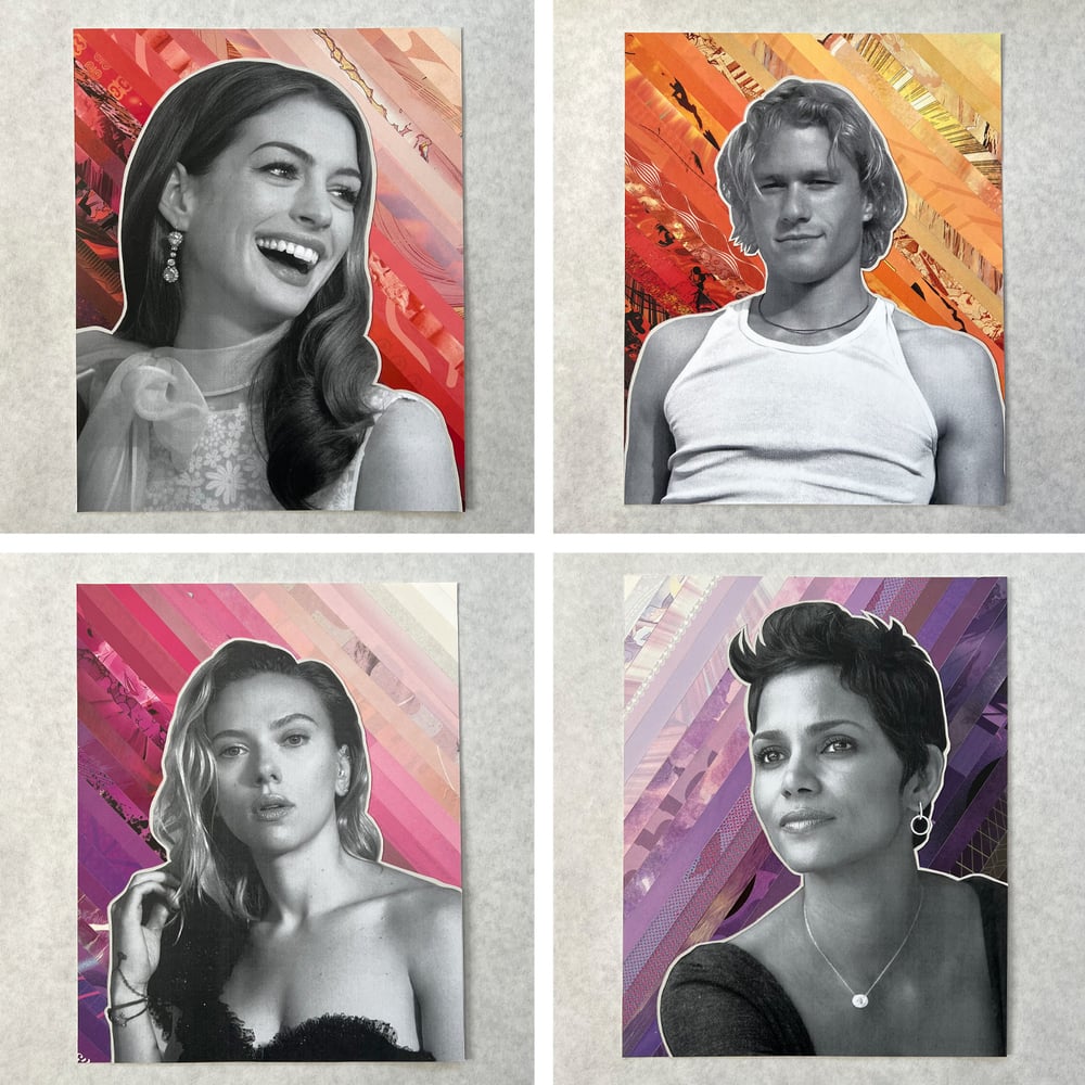 Old Flames: Celebrity collages